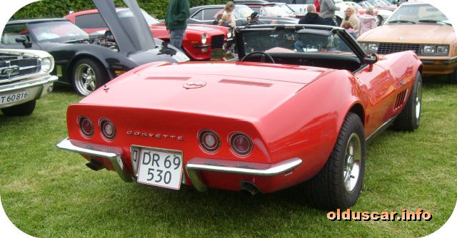 1969 Chevrolet Corvette Sting Ray Convertible Roadster back